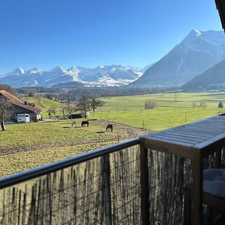 Apartament Capobnb Bergpanorama, Nahe Interlaken & Thuner *