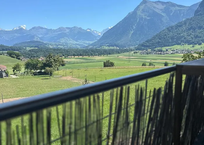 Capobnb Bergpanorama, Nahe Interlaken & Thuner Lejlighed