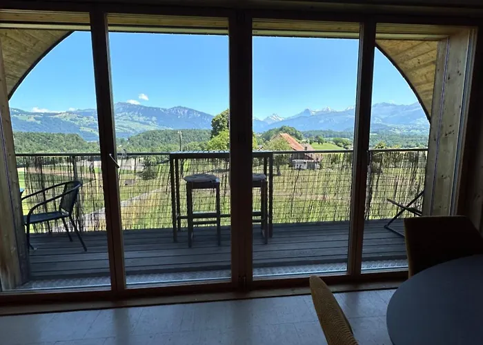 Capobnb Bergpanorama, Nahe Interlaken & Thuner Lejlighed