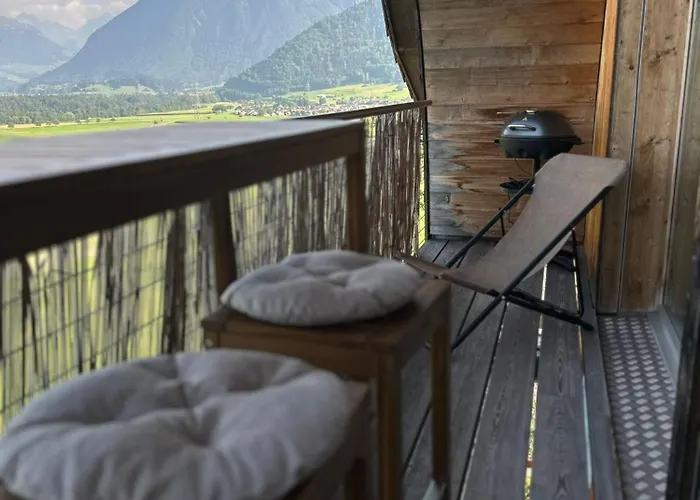 Capobnb Bergpanorama, Nahe Interlaken & Thuner Apartment Reutigen