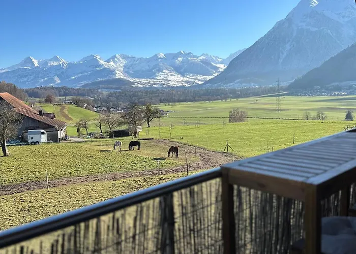 Apartment Capobnb Bergpanorama, Nahe Interlaken & Thuner *